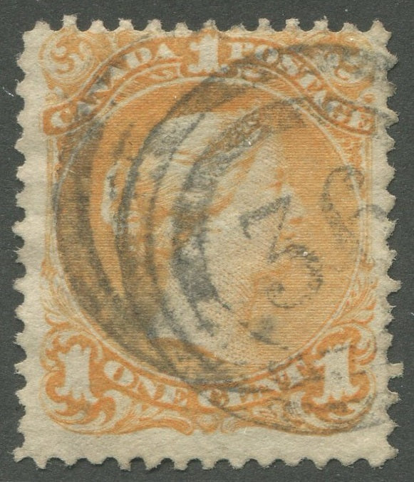 0023CA2002 - Canada #23, 2-Ring Numeral Cancel &#39;36&#39;
