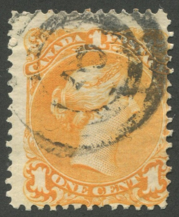 0023CA2002 - Canada #23, 2-Ring Numeral Cancel &#39;3&#39;