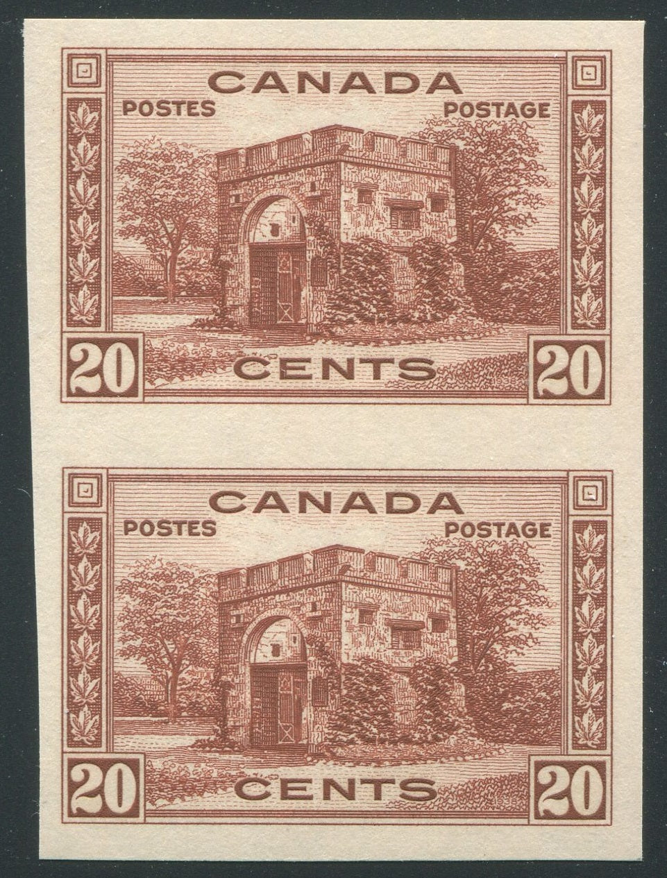 0243CA1906 - Canada #243a - Mint Imperf Pair