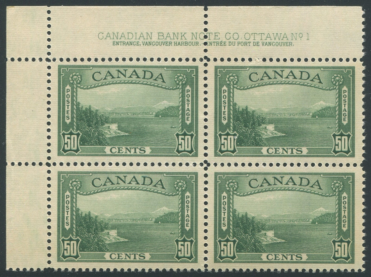 0244CA1910 - Canada #244 Plate Block
