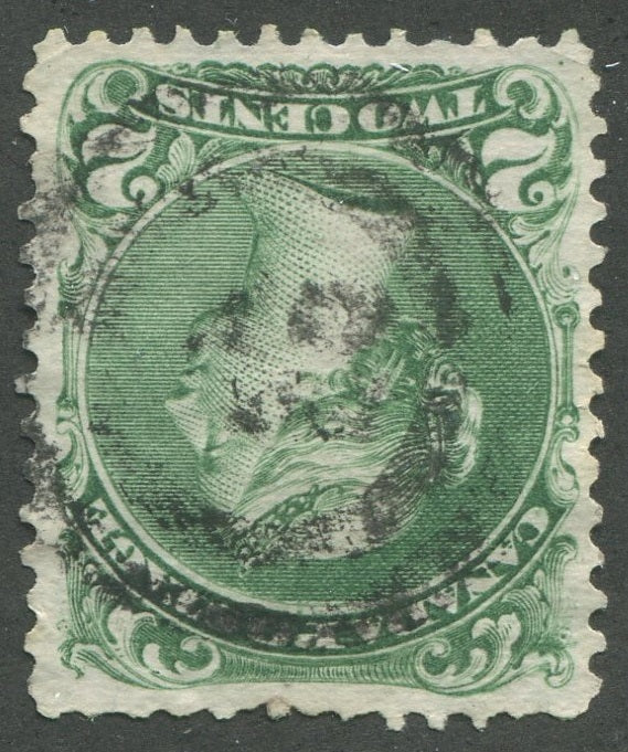 0024CA2002 - Canada #24, 2-Ring Numeral Cancel &#39;13&#39;