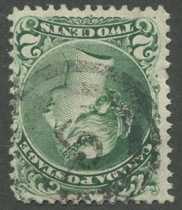 0024CA2002 - Canada #24, 2-Ring Numeral Cancel &#39;5&#39;