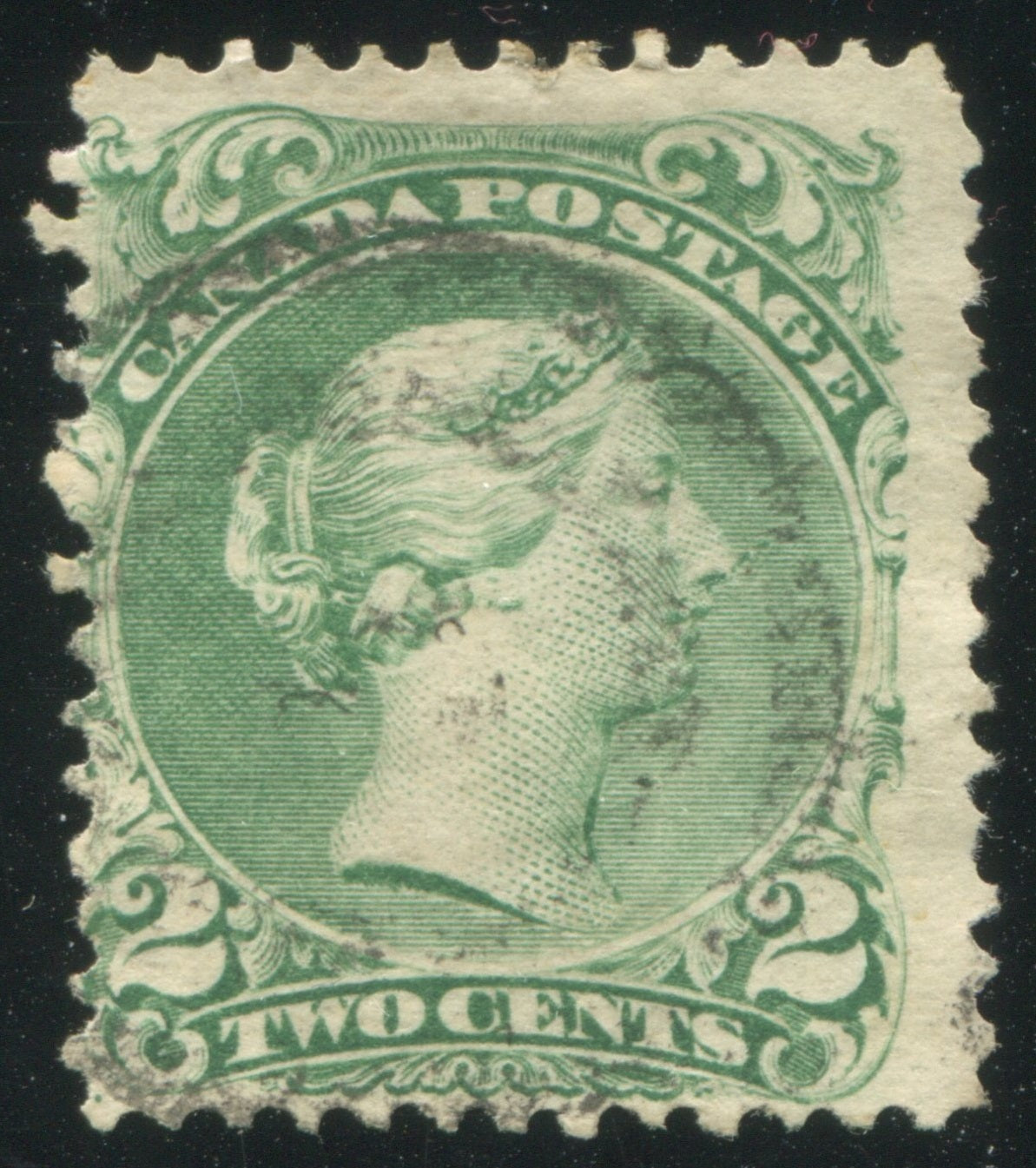 0024CA2002 - Canada #24vii - Used &#39;Needle Nose&#39; Variety