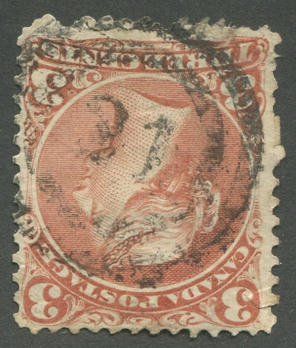 0025CA2002 - Canada #25, 2-Ring Numeral Cancel &#39;31&#39;