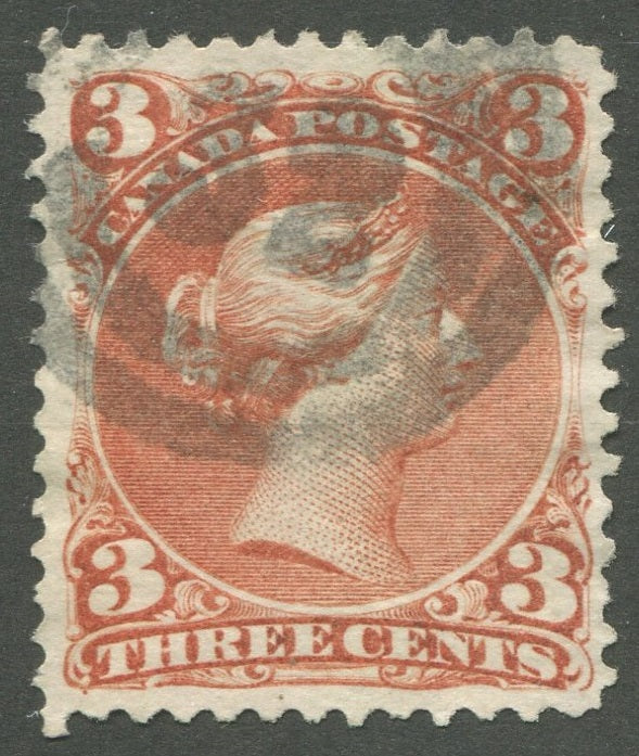 0025CA2002 - Canada #25, 2-Ring Numeral Cancel &#39;32&#39;