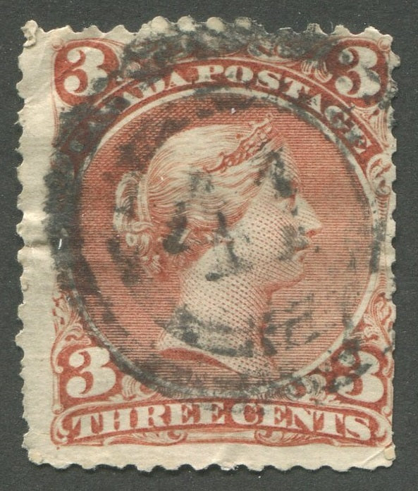 0025CA2002 - Canada #25, 2-Ring Numeral Cancel &#39;41&#39;