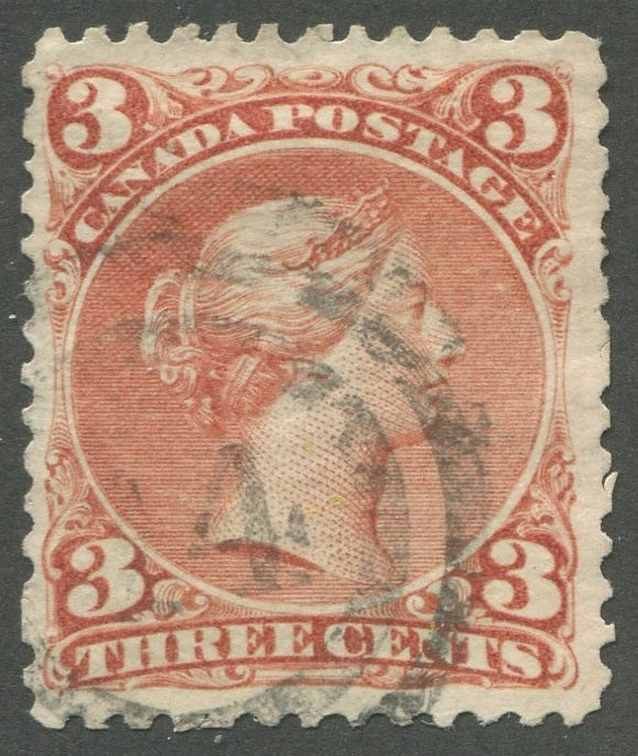 0025CA2002 - Canada #25, 2-Ring Numeral Cancel &#39;44&#39;