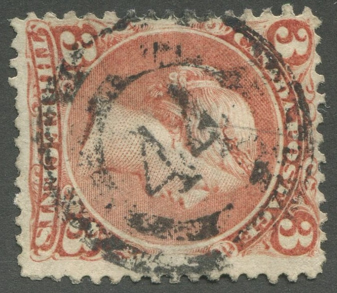 0025CA2002 - Canada #25, 2-Ring Numeral Cancel &#39;44&#39;