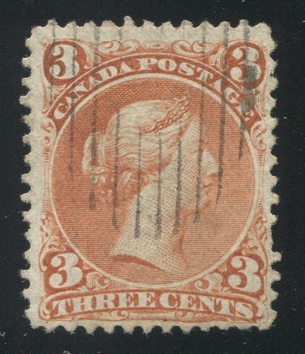 0025CA1710 - Canada #25a - Used, Watermarked Bothwell Paper
