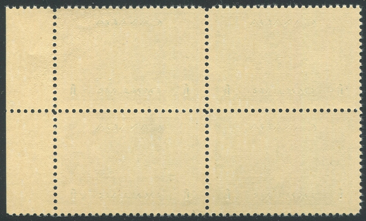 0262CA1910 - Canada #262 Block of 4