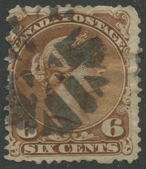 0027CA2209 - Canada #27, Fancy Cancel