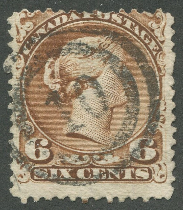 0027CA2002 - Canada #27, 2-Ring Numeral Cancel &#39;10&#39;