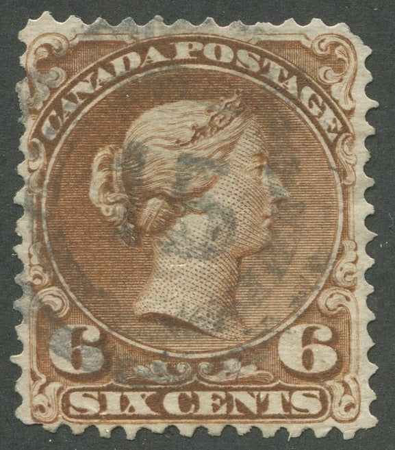 0027CA2002 - Canada #27, 2-Ring Numeral Cancel &#39;15&#39;