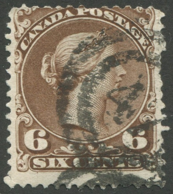 0027CA2002 - Canada #27, 2-Ring Numeral Cancel &#39;47&#39;