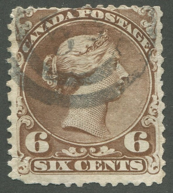 0027CA2002 - Canada #27, 2-Ring Numeral Cancel &#39;58&#39;