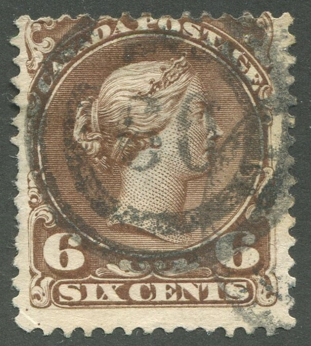 0027CA2002 - Canada #27, 2-Ring Numeral Cancel &#39;60&#39;