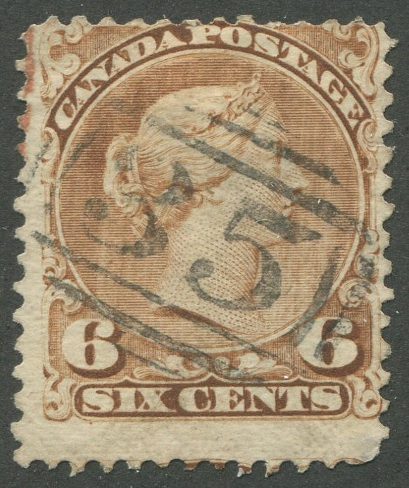 0027CA1910 - Canada #27, BC Numeral Cancel