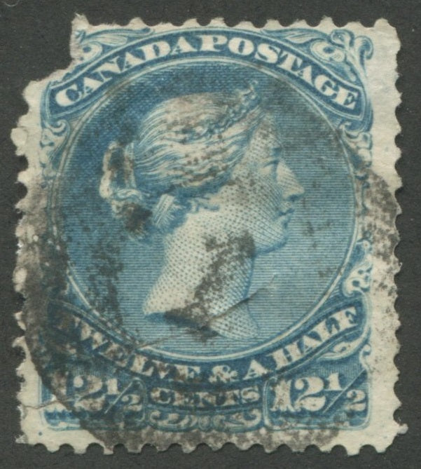 0028CA2002 - Canada #28, 2-Ring Numeral Cancel &#39;1&#39;