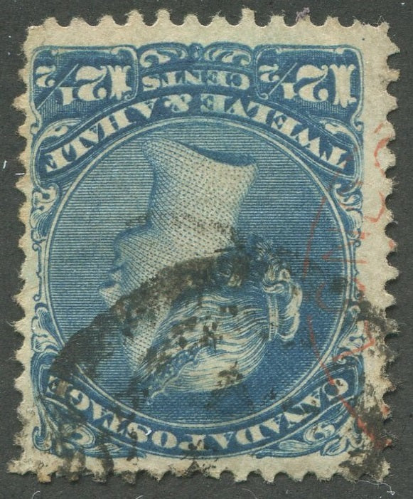 0028CA2002 - Canada #28, 2-Ring Numeral Cancel &#39;4&#39;