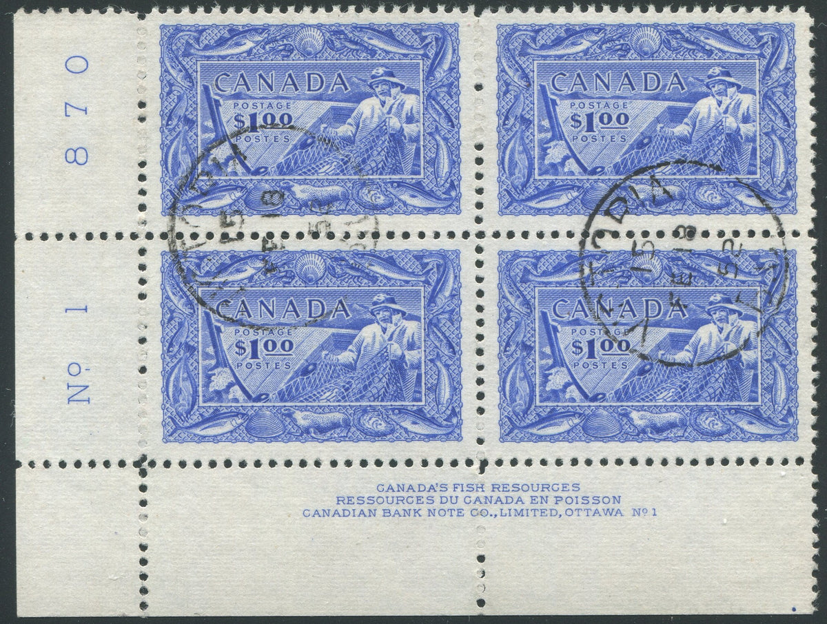 0302CA1906 - Canada #302 Plate Block