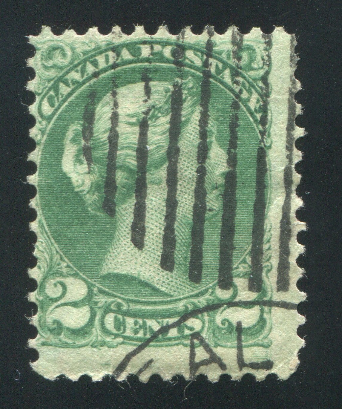 0036CA1708 - Canada #36iv - Used, Latent Re-Entry