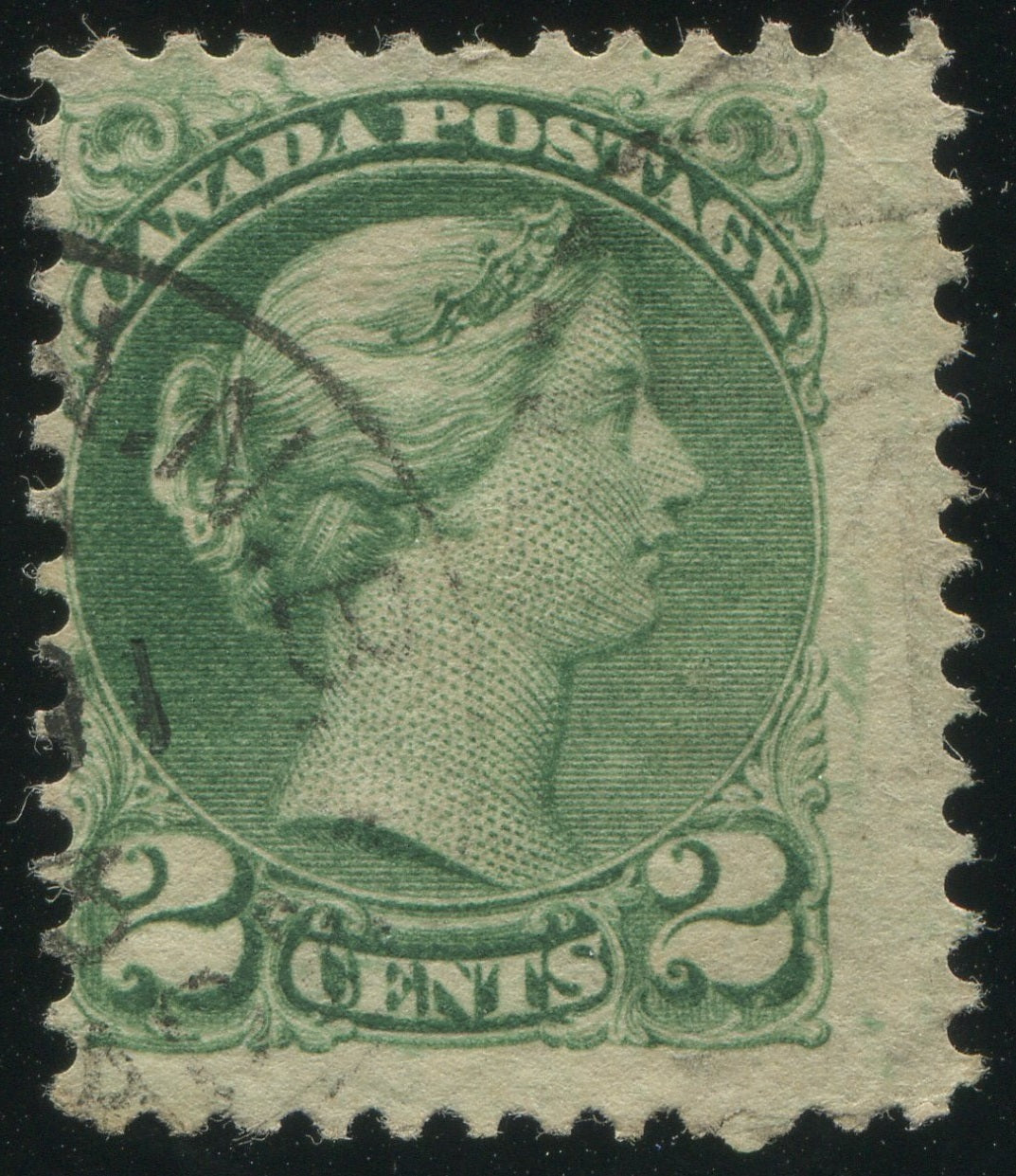 0036CA1906 - Canada #36viii - Used Latent Re-Entry