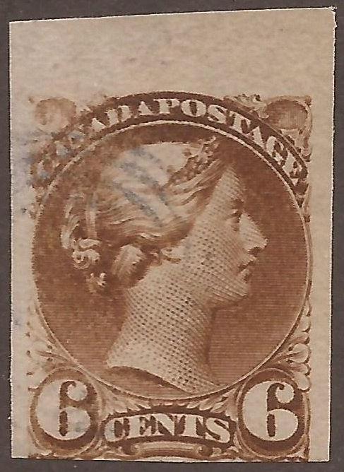 0039CA1708 - Canada #39c - Used Imperf Single