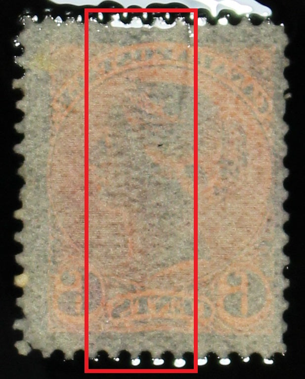 0043CA2211 - Canada #43 - Used Vertical Stitch Watermark - UNLISTED