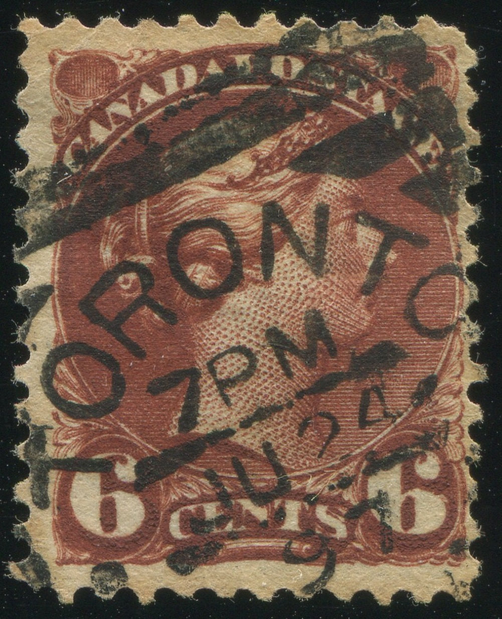 0043CA1902 - Canada #43 - Used, Major Re-entry