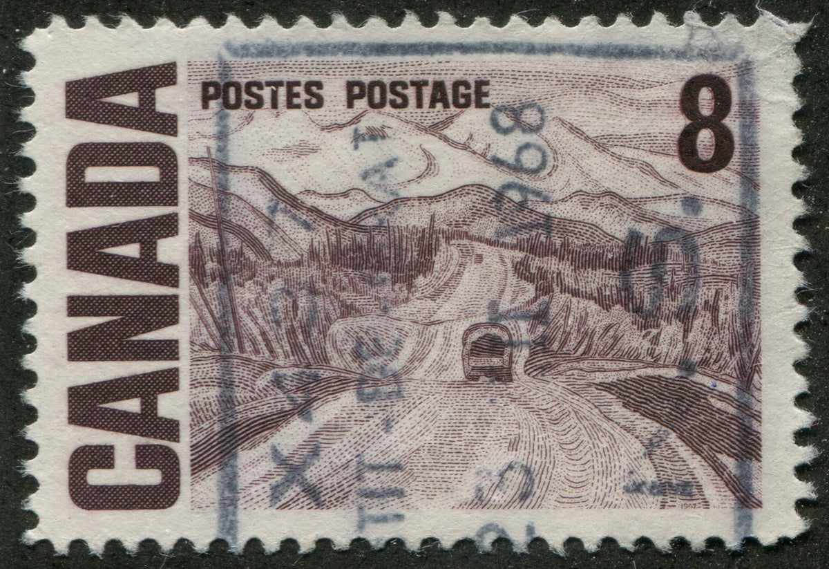 0461CA2211 - Canada #461iii - Used, &#39;Plastic Flow&#39; Variety