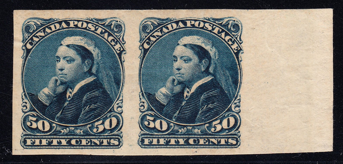0047CA1708 - Canada #47a - Mint Imperf Pair