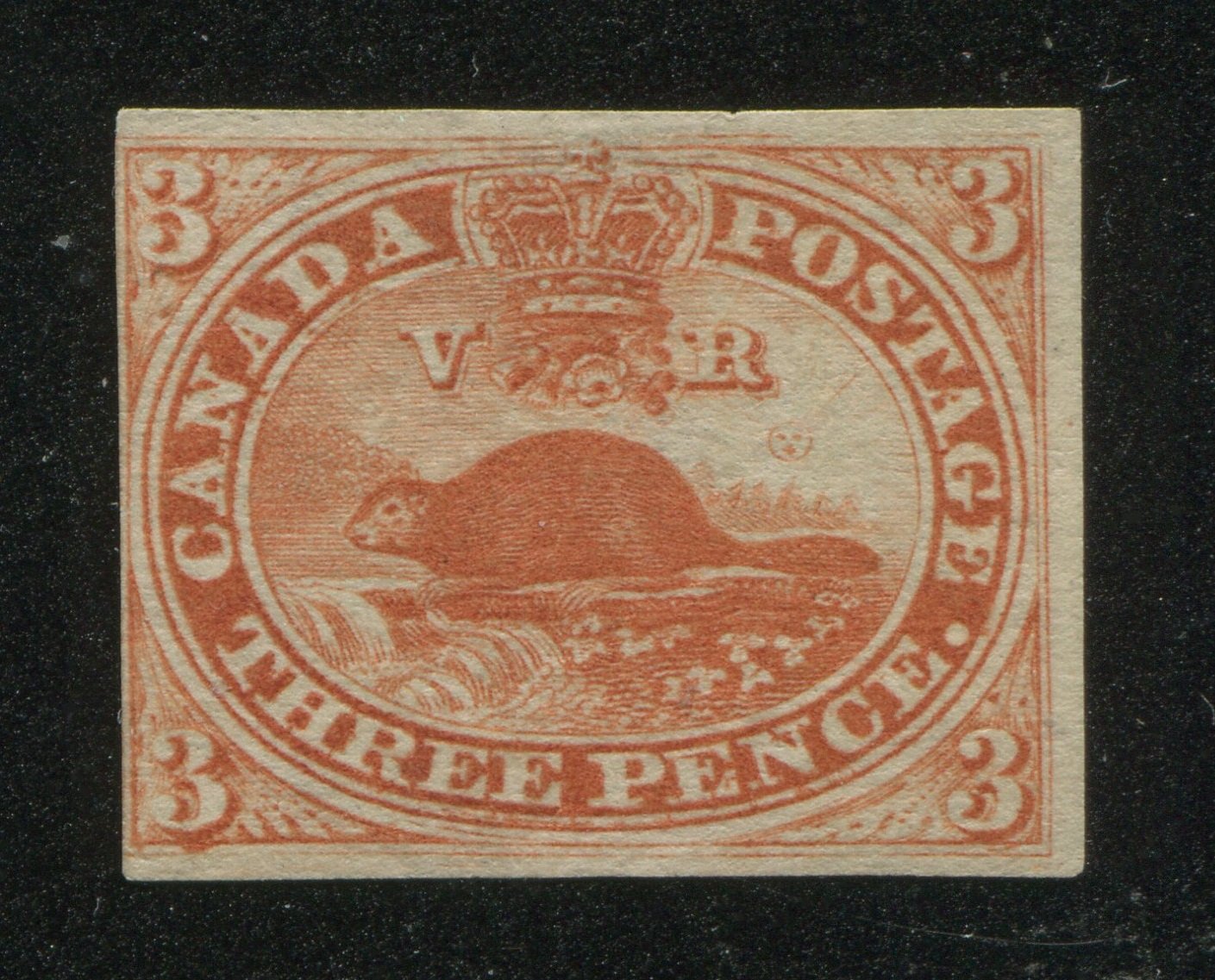 0004CA1709 - Canada #4xii - Mint Major Re-Entry - Deveney Stamps Ltd. Canadian Stamps