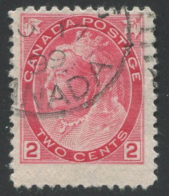 0077CA2001 - Canada #77vi - Used Stitch Watermark