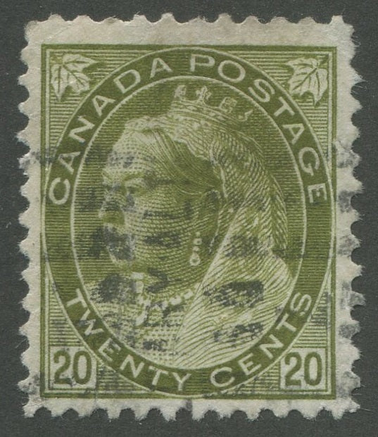 0084CA2209 - Canada #84 Territorial Roller Cancel