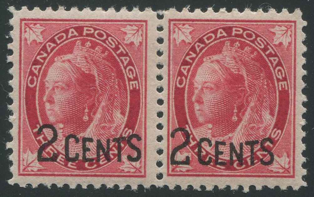 0087CA2209 - Canada #87ii - Mint &#39;Narrow Spacing&#39; Pair