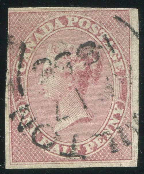 0008CA1905 - Canada #8b - Used Vertically Ribbed Paper