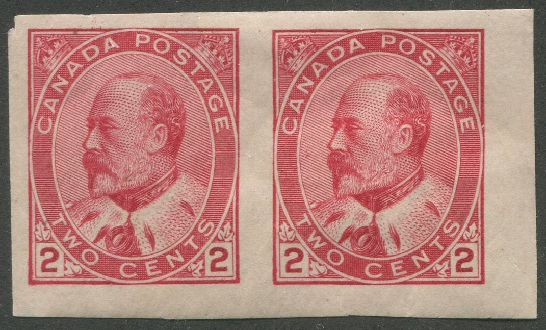 0090CA2212 - Canada #90A Imperf Pair