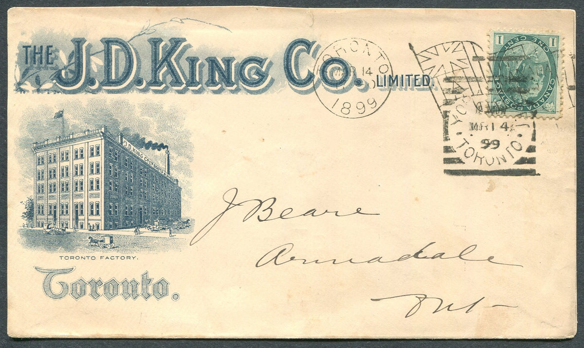 0075CA1903 - #75 on &#39;J.D. KING CO.&#39; Advertising Cover