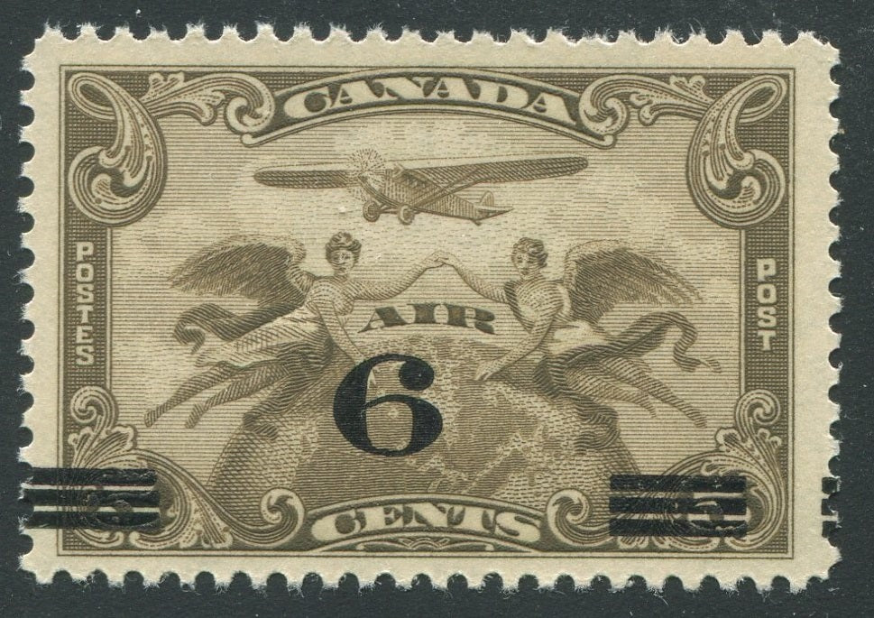 0003CA1905 - Canada C3ii - Mint Shifted Overprint Variety