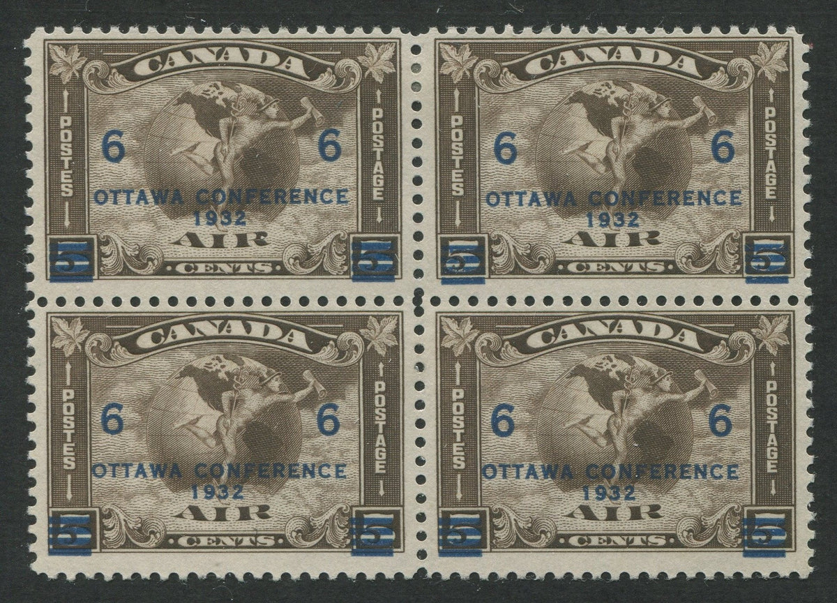 0004CA1708 - Canada C4 - Mint Block of 4 - Deveney Stamps Ltd. Canadian Stamps