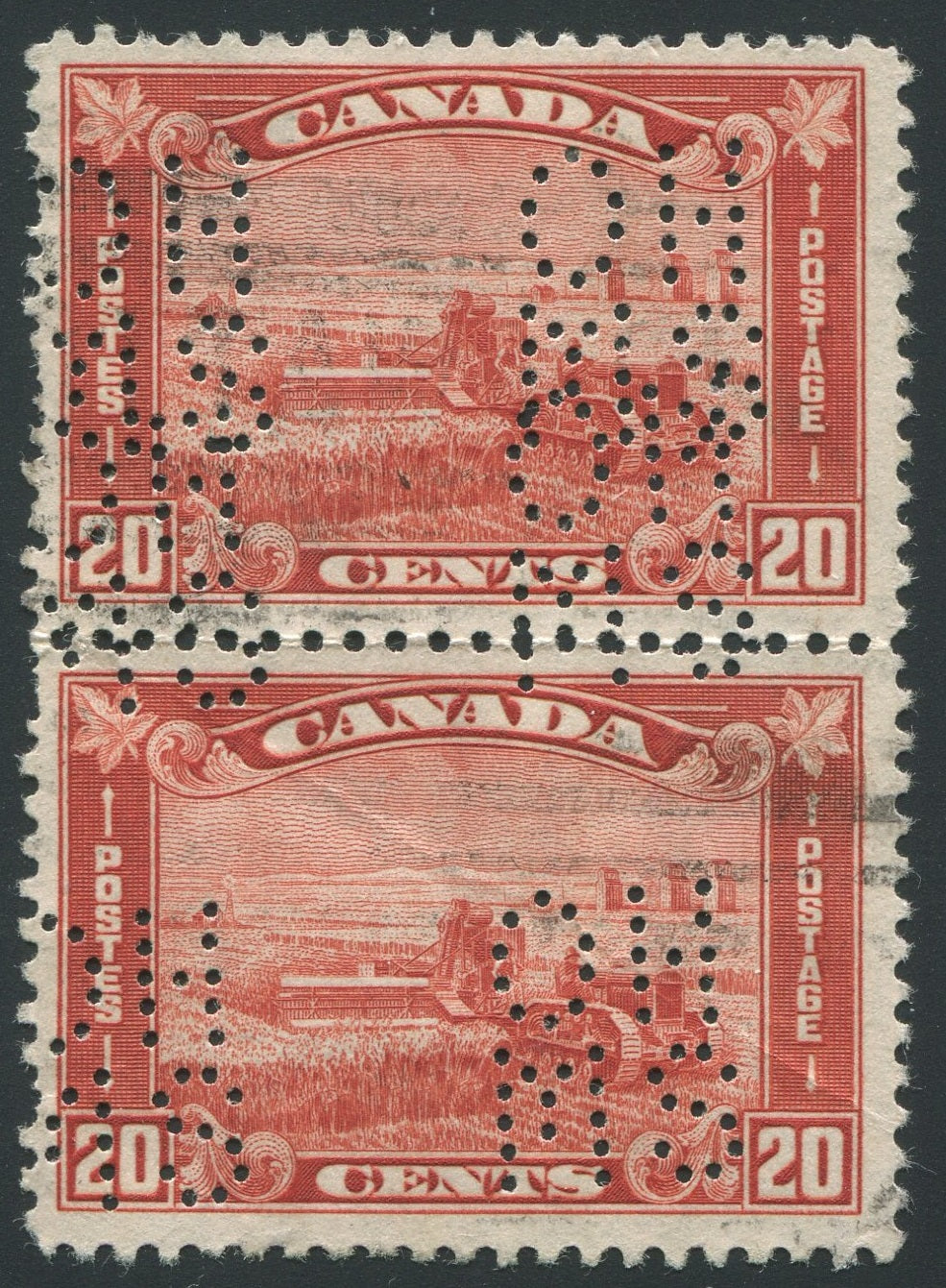0219CA1804 - Canada OA175 &#39;A X&#39; - Used Pair - UNLISTED