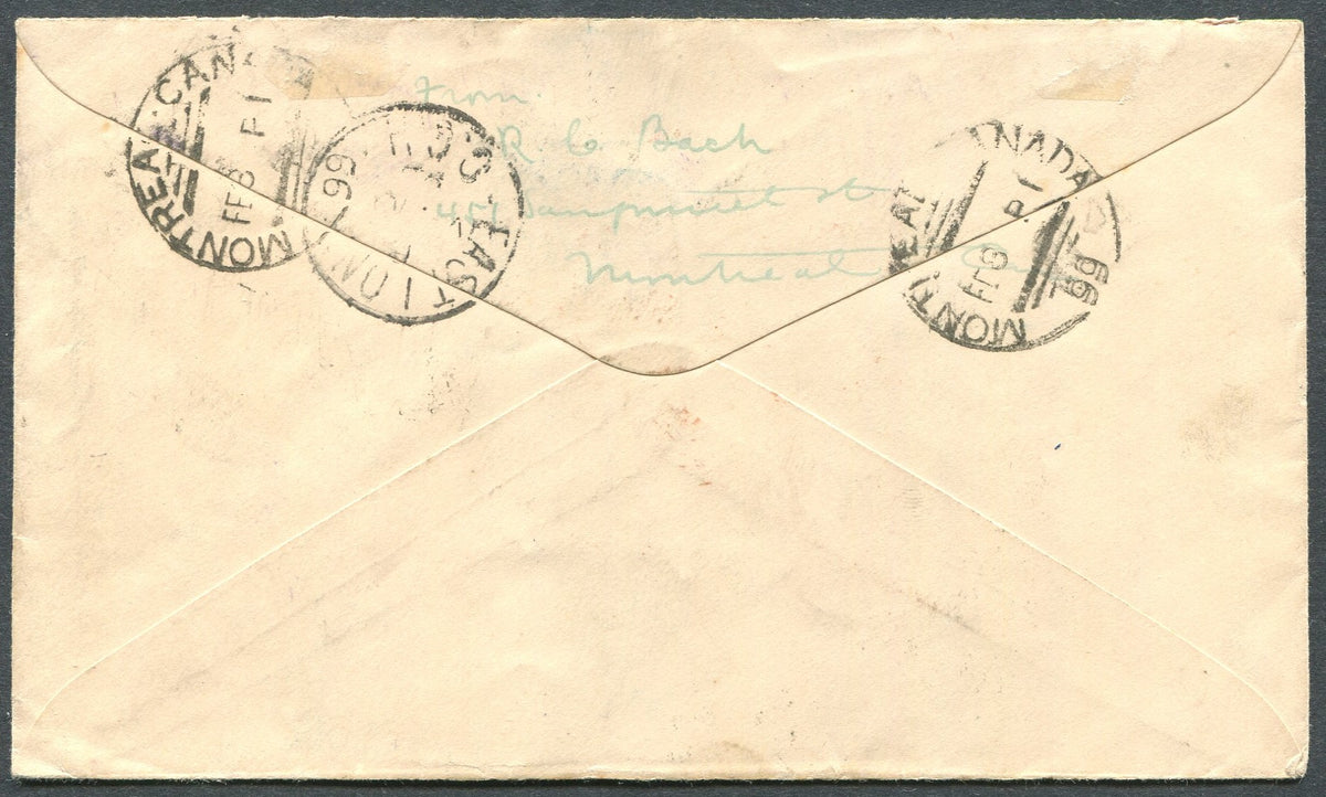0074CA1908 - #74, 76, 85/86 on Foreign Destination Cover