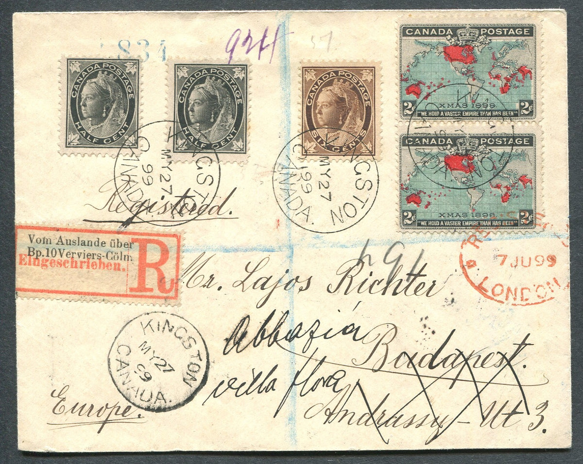 0066CA1908 - #66, 71, 86 on Foreign Destination Cover