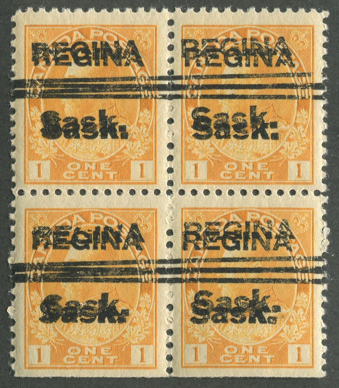 REGI002105 - REGINA 2-105d-D Block of 4