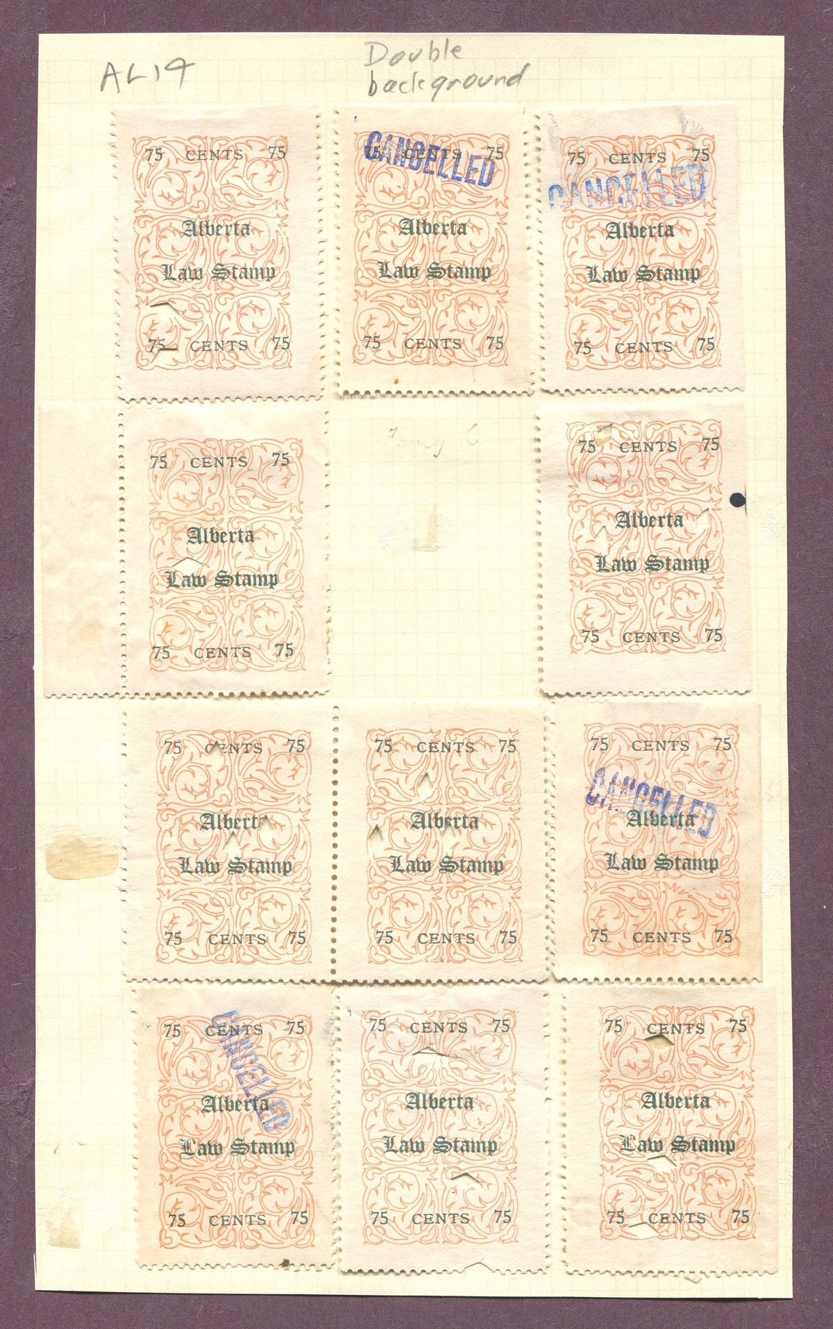 0014AL1709 - AL14 - Used Partially Reconstructed Sheet