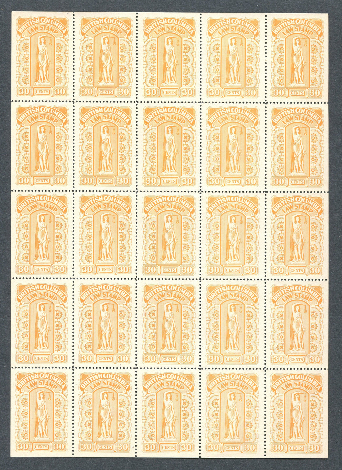 0038BC1709 - BCL38 - Mint Sheet of 25