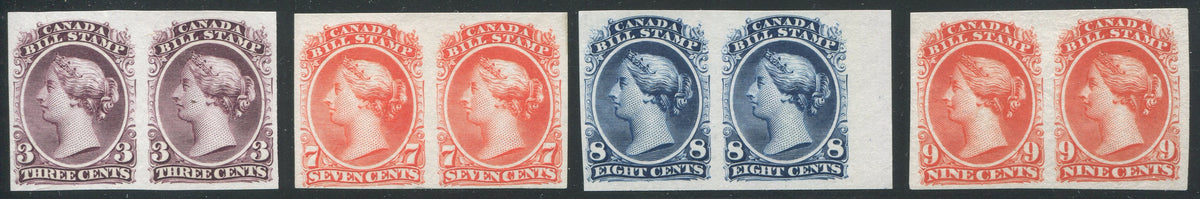 0020FB1910 - FB20, FB24, FB25, FB26 - Trial Colour Plate Proof Pairs