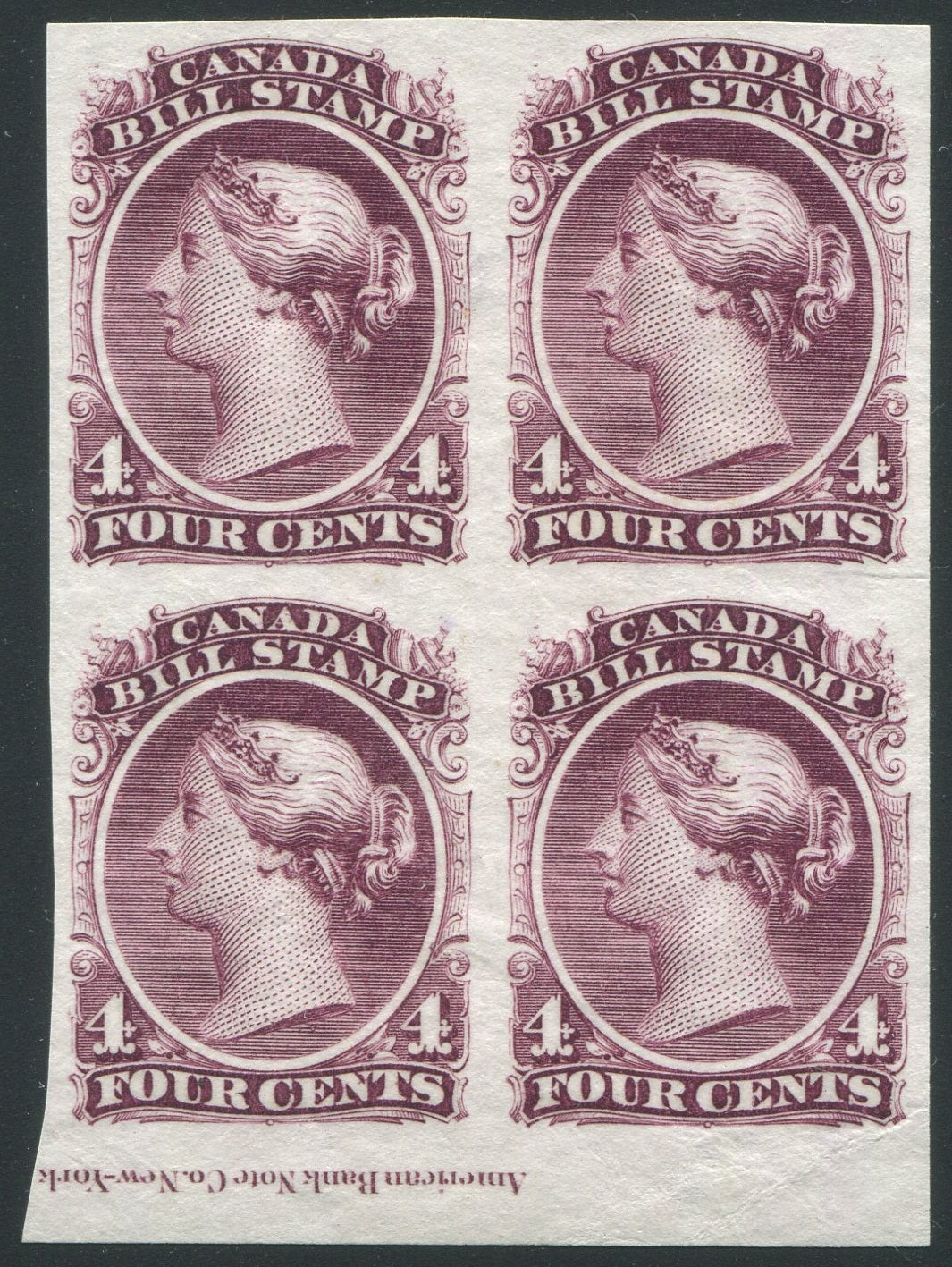 0021FB1910 - FB21 - Trial Colour Plate Proof Block of 4