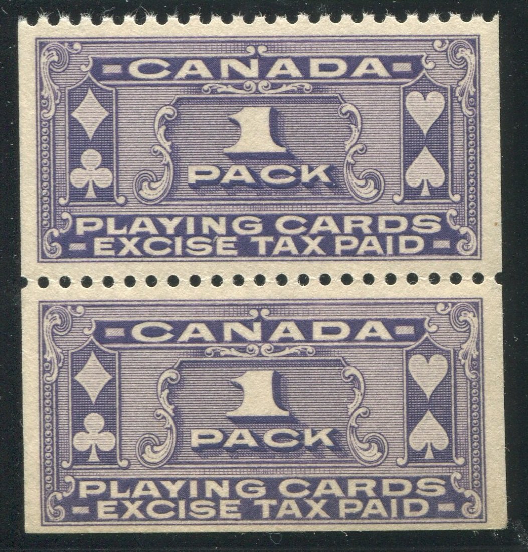0003PC1710 - FPC1a - Mint Coil Pair - Deveney Stamps Ltd. Canadian Stamps