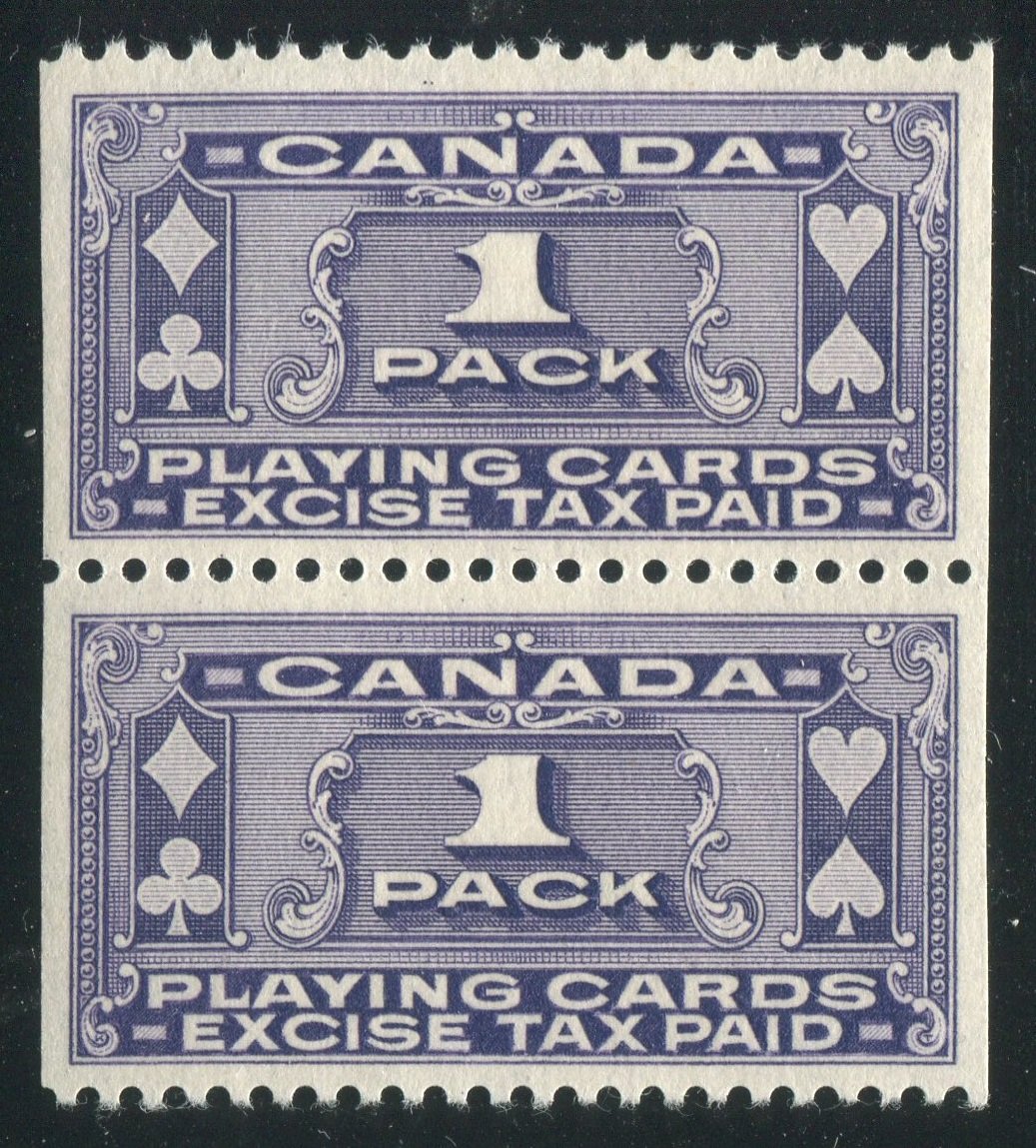 0003PC1710 - FPC1a - Mint Coil Pair - Deveney Stamps Ltd. Canadian Stamps